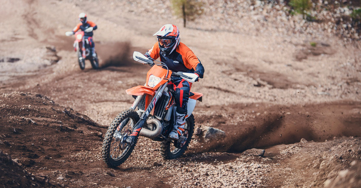 Arizona dirt bike tour on desert trails